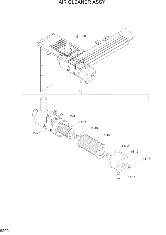 11N6-24520 (N/O) Фильтр воздушный P902309 Нет бренда