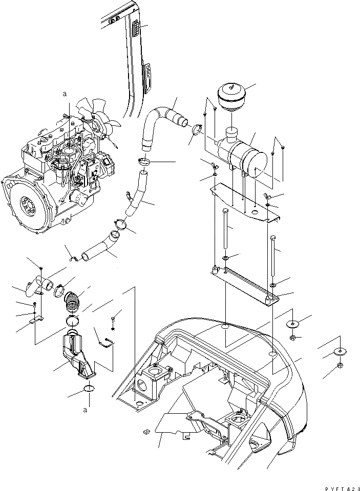 3EB0234630 Пластина патрубка KOMATSU