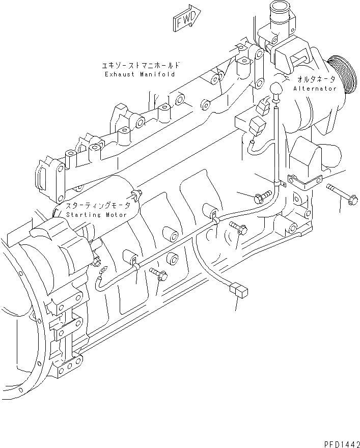 6735-81-4310 электропроводка KOMATSU