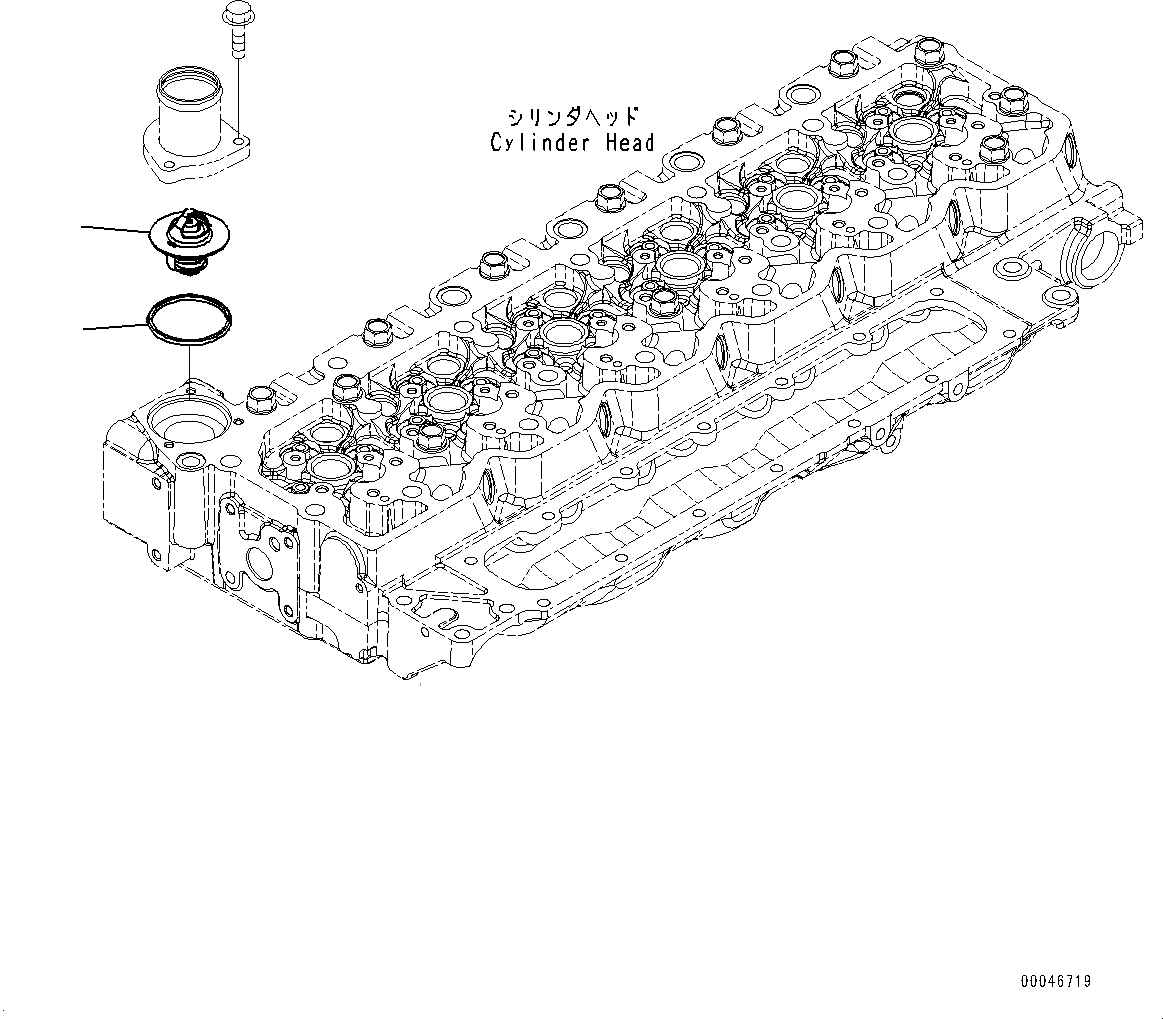 6754-61-6212 термостат tvh brand KOMATSU