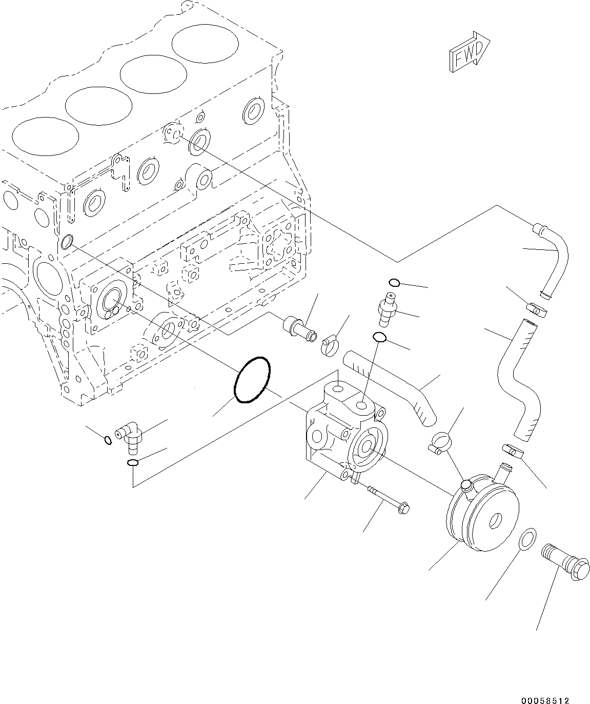 07281-00259 хомут KOMATSU