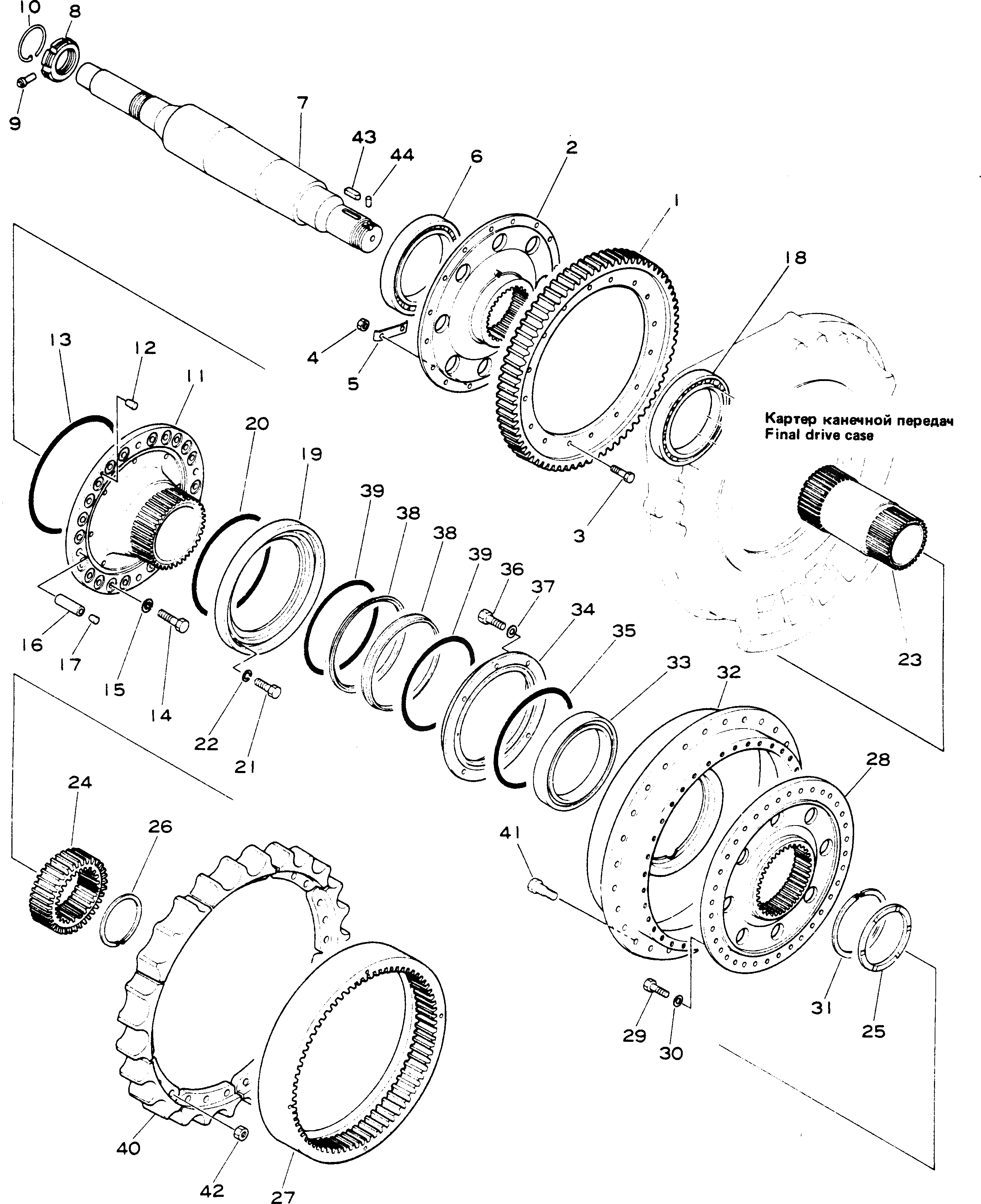 07000-45400 Кольцо уплотнительное Оригинал Komatsu