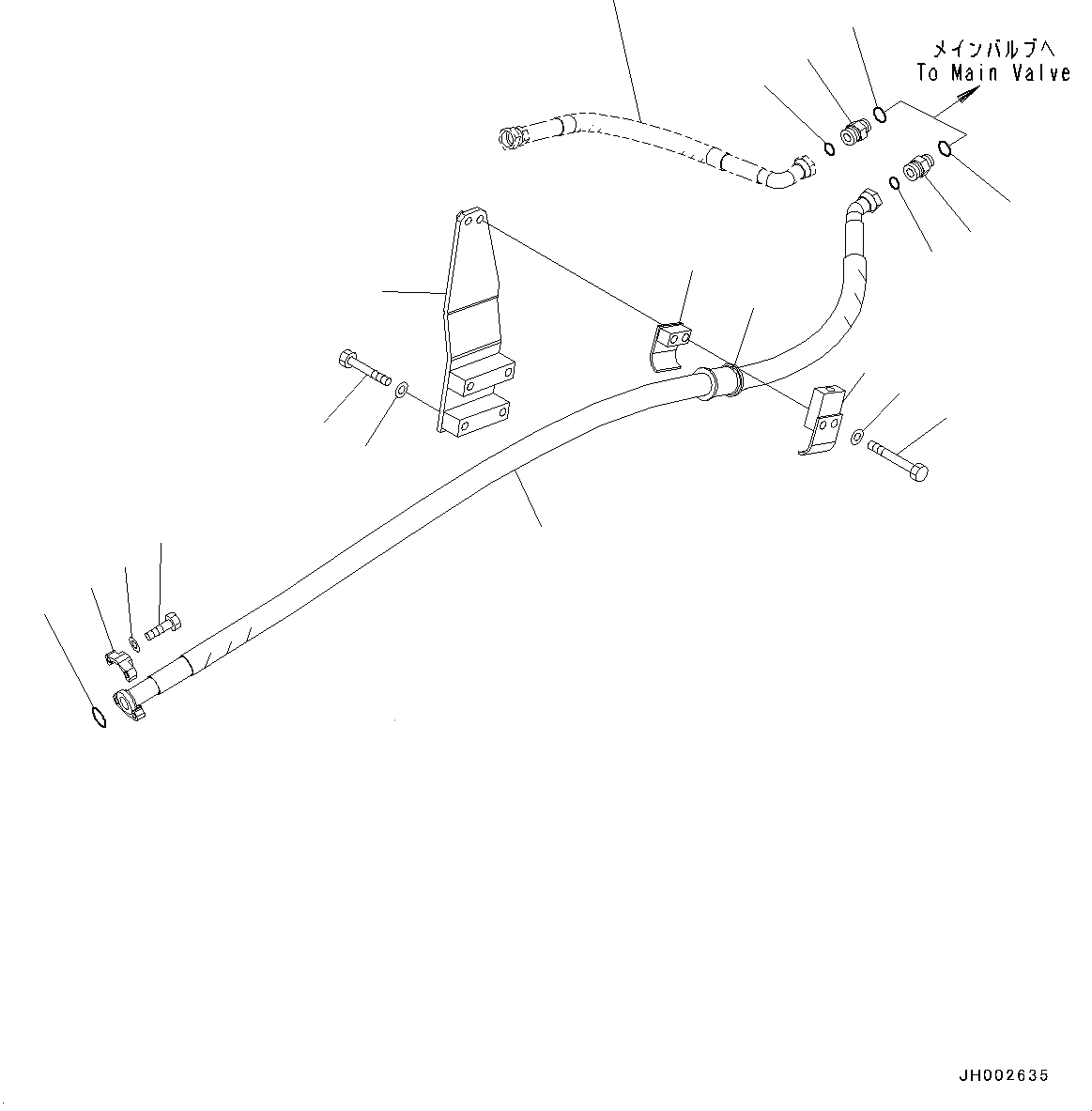 07095-01035 ПОДУШКА KOMATSU
