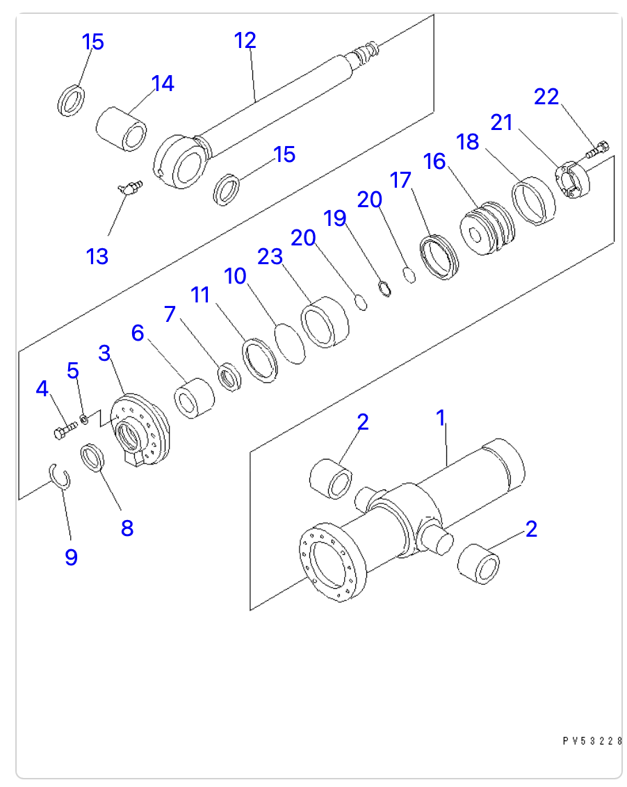 07016-21008 07016-21008-ETP Кольцо 176-63-56170, 707-56-10740 ETP
