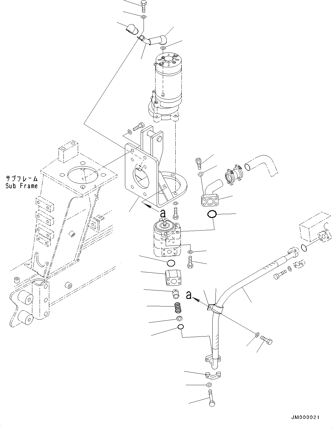 07000-F3032 прокладка тип "о" KOMATSU