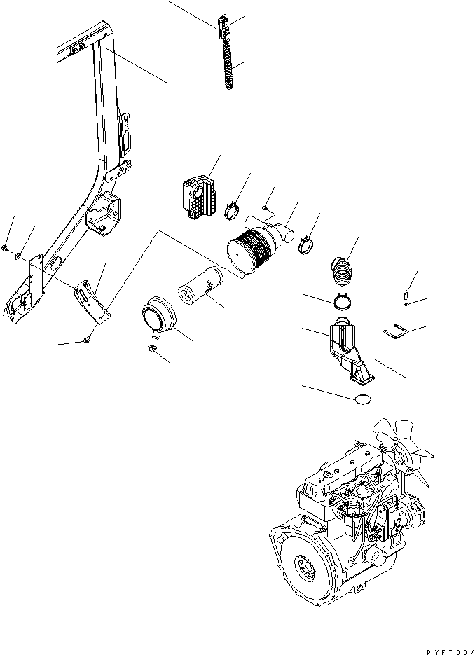 3EB-02-52211 ГЛУШИТЕЛЬ KOMATSU