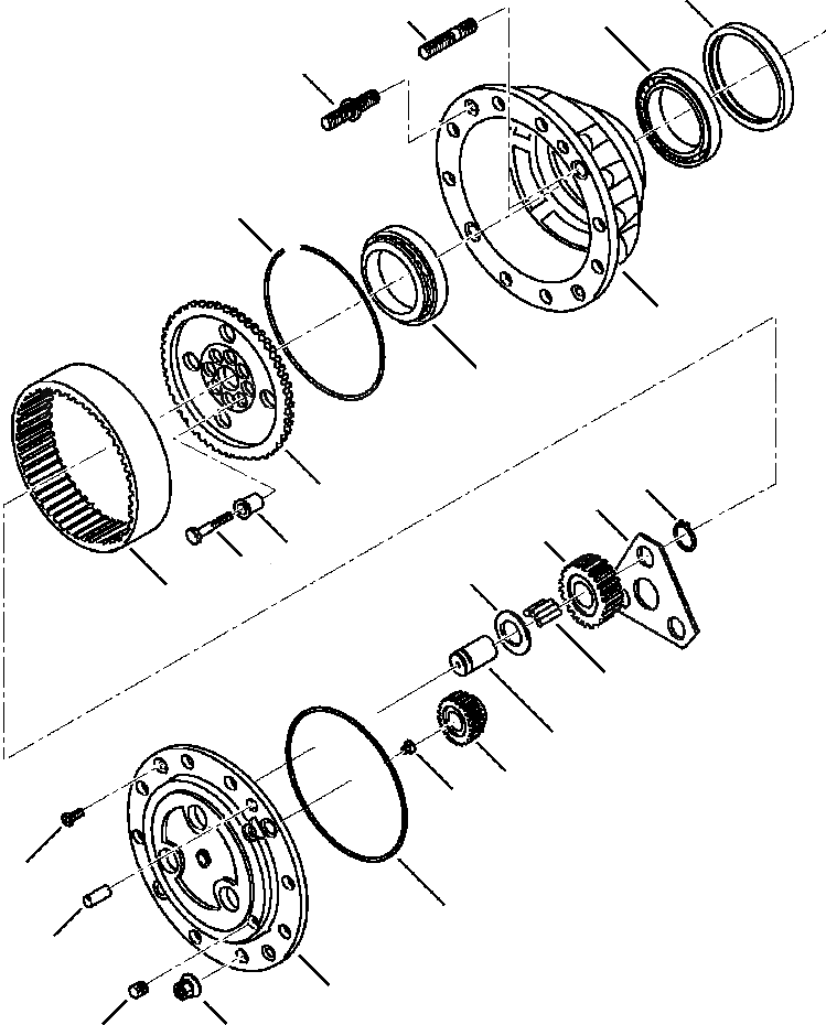 CA0047702 кассетное уплотнение (ступичный сальник) аналог KOMATSU