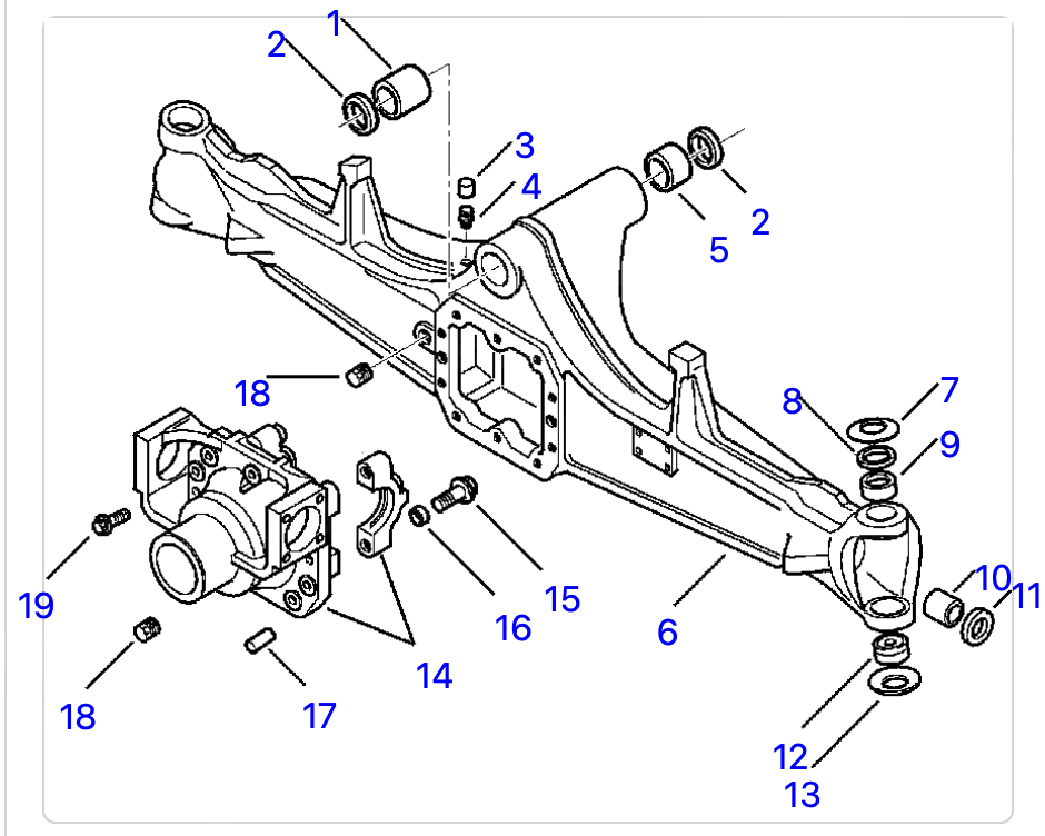 CA0116962 втулка komatsu Нет бренда