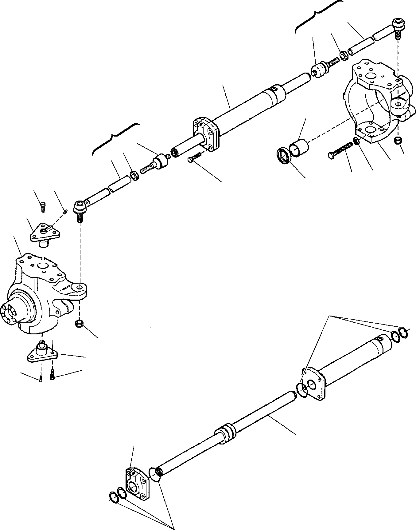 CA0351705 наконечник рулевой komatsu ROTA