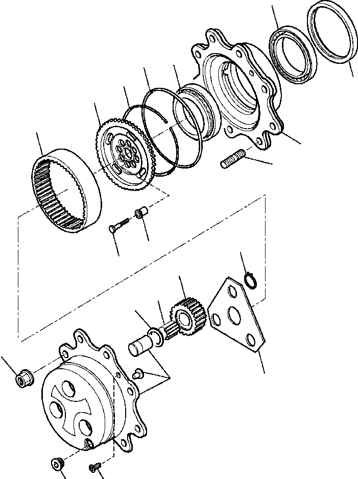 CA0028299 Иголки сателлита (комплект 10 шт) оем KOMATSU