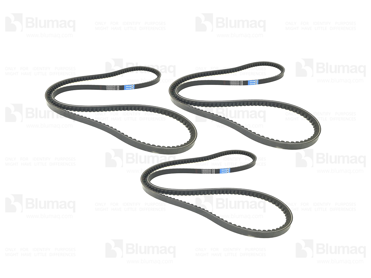 6N6651 BQ КОМПЛЕКТ РЕМНЕЙ (3) BLUMAQ