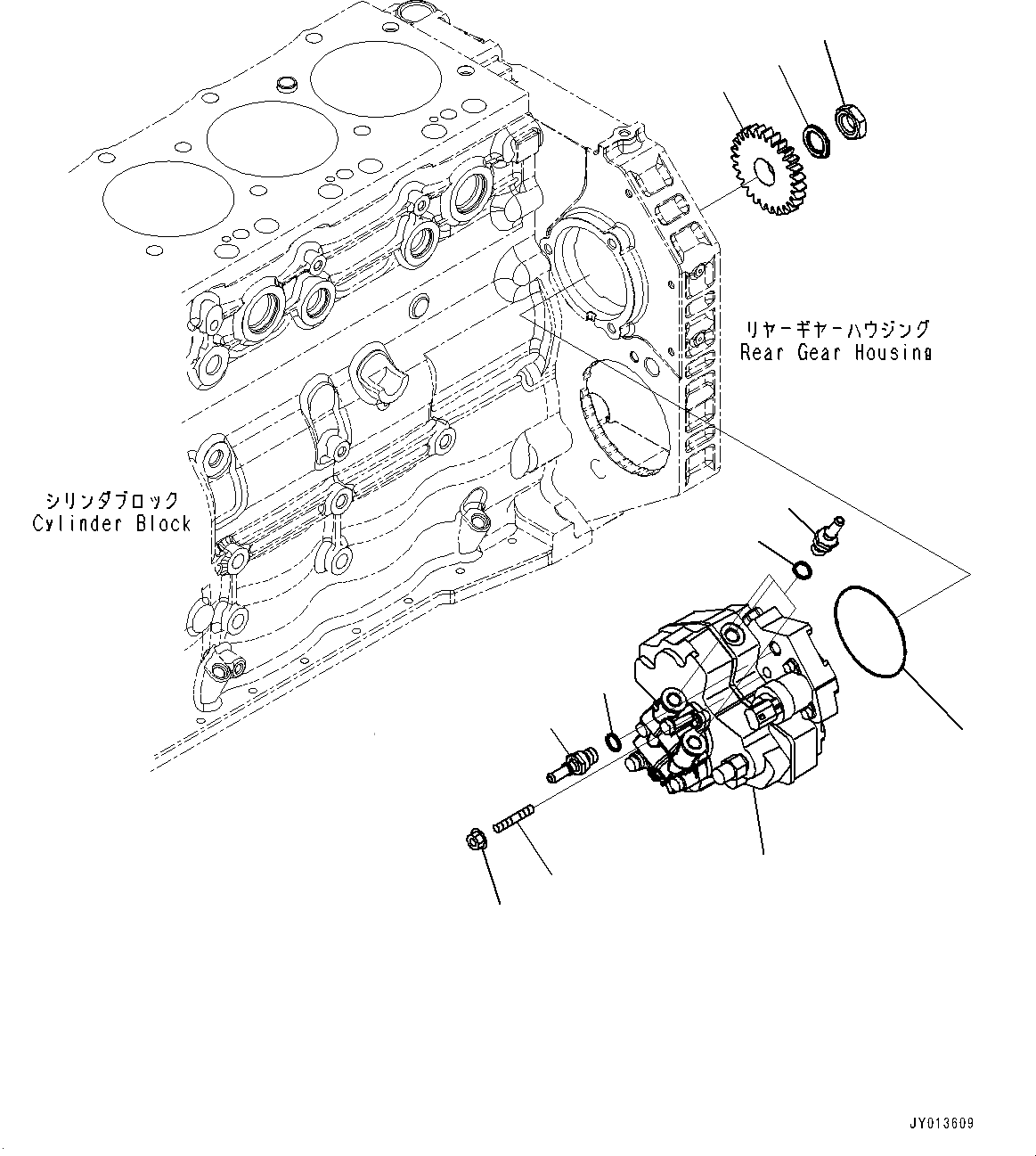 6754-72-1010 ТНВД CUMMINS ISF 3.8 0445020122 / 5256607 / 3975701 / 4988593 / 5256608 / 4941066 / 3975700 / 0445020043 / 6754-71-1110 / 6754-71-1310 / 6754-72-1021 KOMATSU