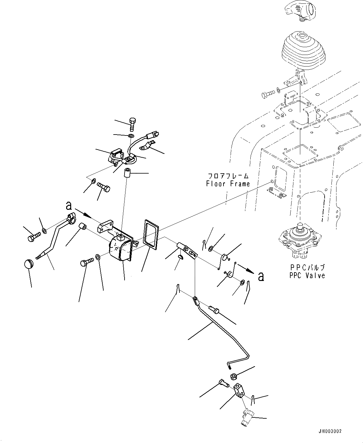 09304-10835 НАКОНЕЧНИК РУЧКИ ПЕРЕКЛЮЧЕНИЯ KOMATSU