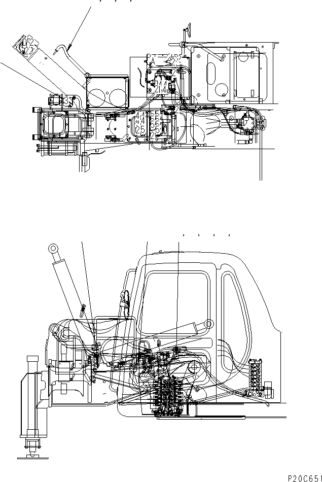 08174-33023 ЗЕРКАЛА ЗАДНЕГО ОБЗОРА KOMATSU