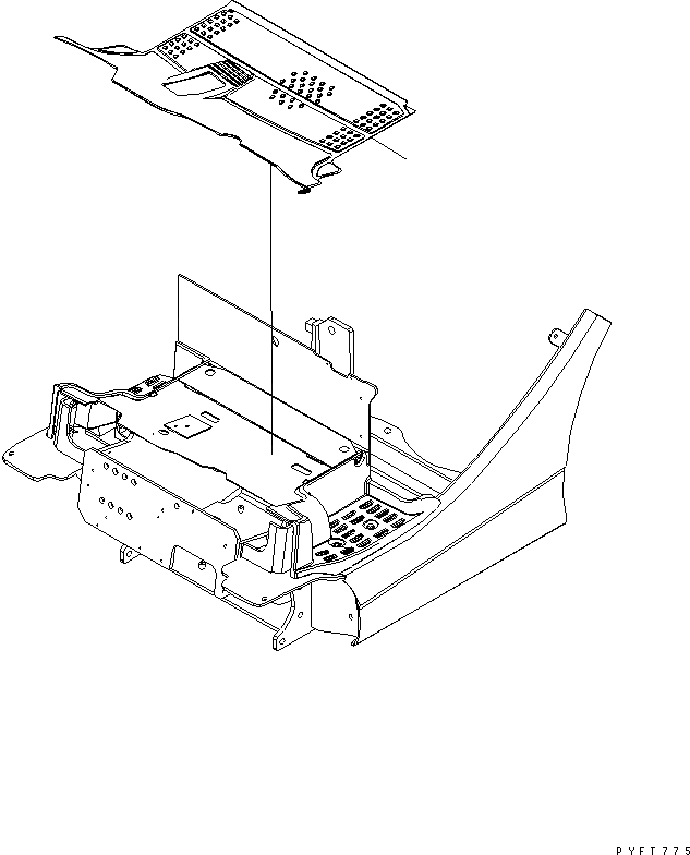3BA-50-71210 коврик KOMATSU