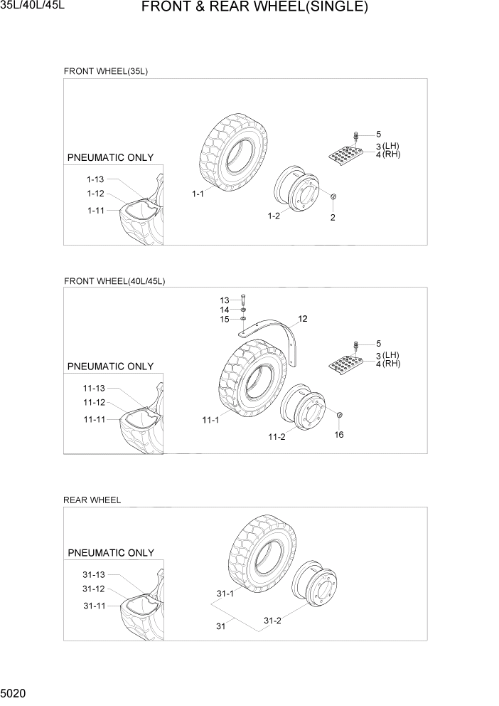 F14420100 Гайка колеса HYUNDAI TUXAR