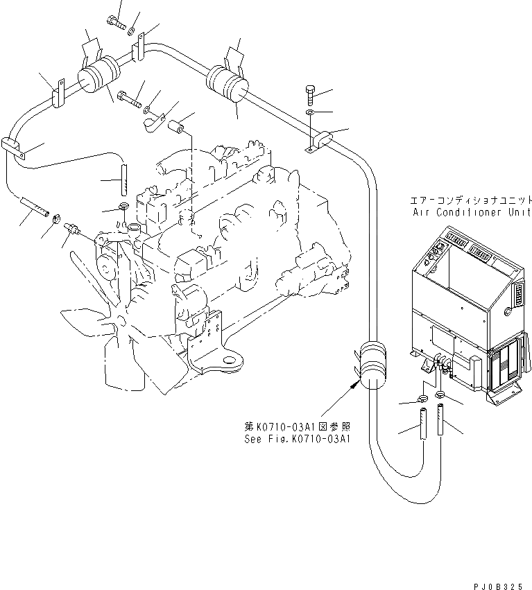 09483-00435 шланг komatsu
