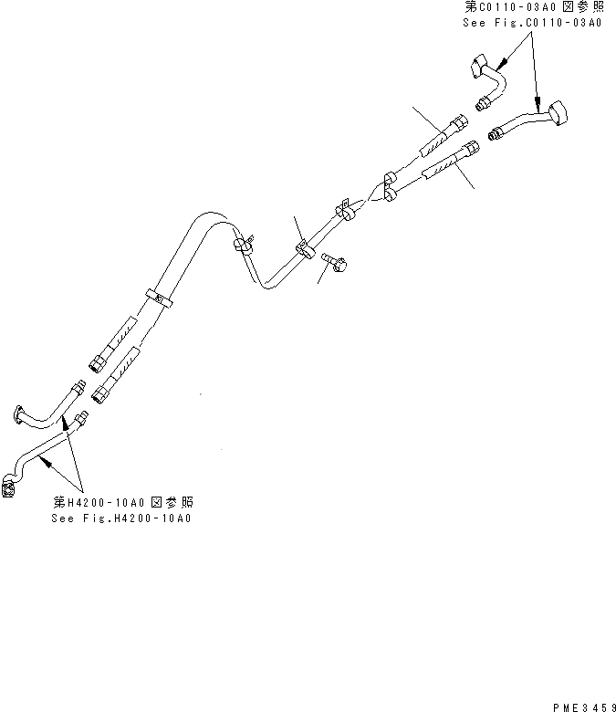07108-21027 ШЛАНГ KOMATSU
