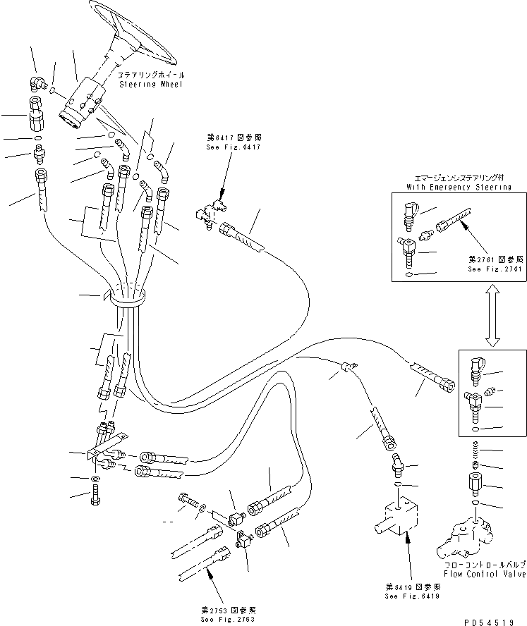 07121-40221 ШЛАНГ KOMATSU