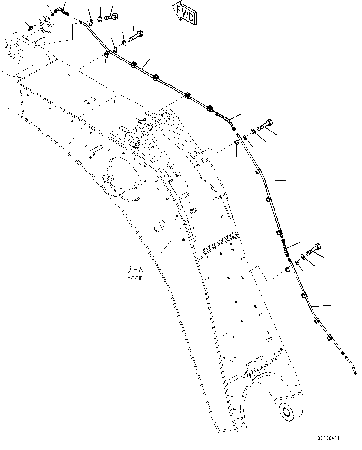 07631-204A4 ШЛАНГ KOMATSU