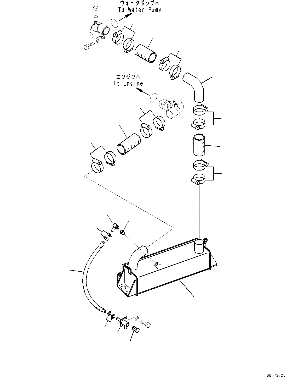 07260-27420 HOSE KOMATSU