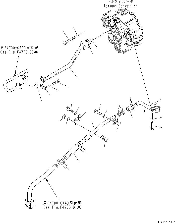 07297-012A9 ШЛАНГ KOMATSU