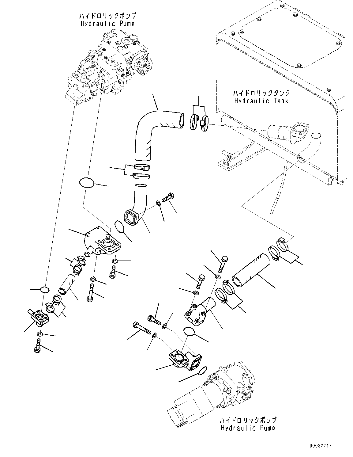 07260-05828 шланг KOMATSU