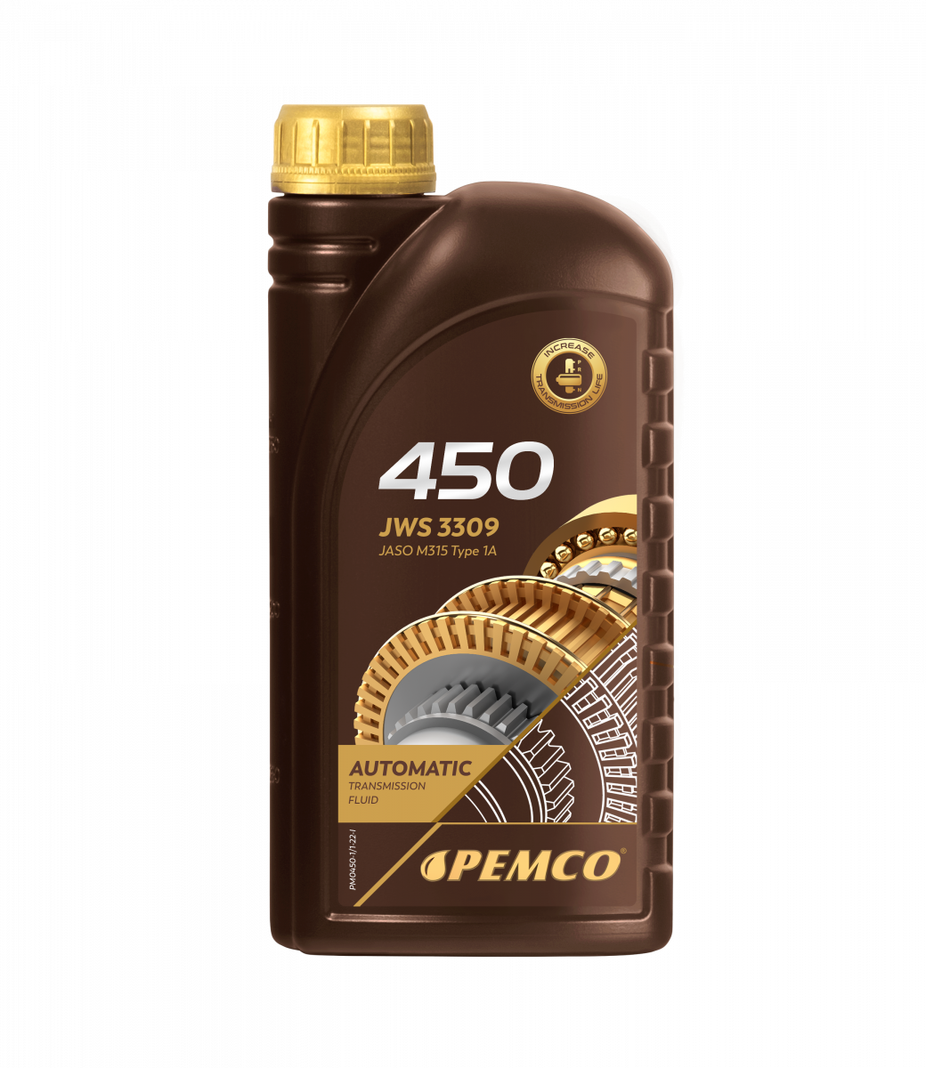 PM0450-1 Масло трансмиссионное 450 ATF JWS (1литр) PEMCO