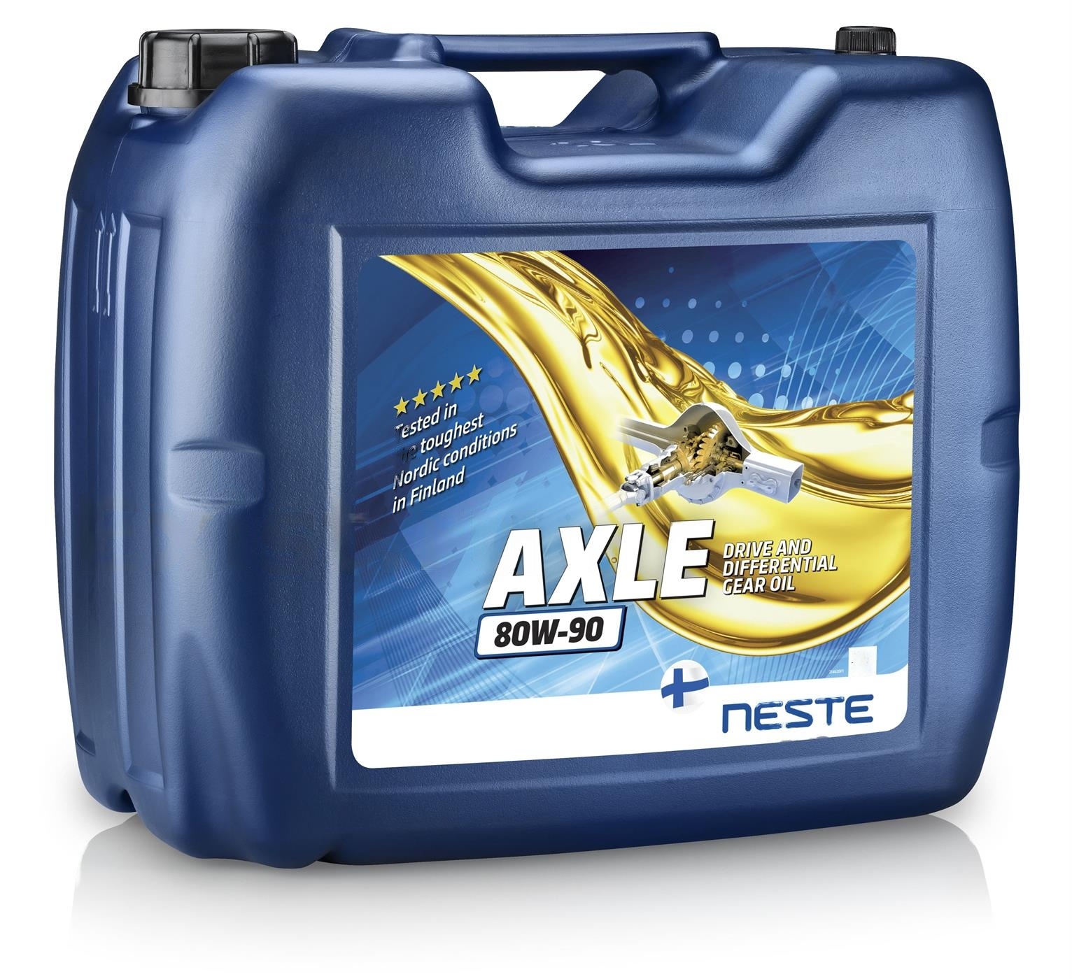 214620 axle 80w-90 (20л) масло трансмиссионное api gl-5 NESTE
